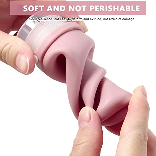 MAYCREATE® 9PCS Travel Toiletries Bottles Kit 90ML Silicone Containers with Leakproof Lid Refillable Body Lotion Dispenser Bottle for Shampoo Conditioner Gel Wash MAYCREATE® 9PCS Travel Toiletries Bottles Kit 90ML Silicone Containers with Leakproof Lid Refillable Body Lotion Dispenser Bottle for Shampoo Conditioner Gel Wash